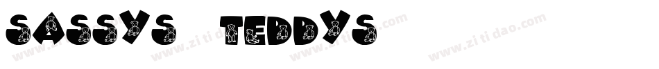 Sassys Teddys 1字体转换